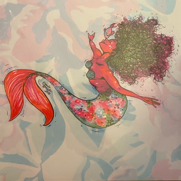 PRINT - Mermaid in Vivid Color - Picture 4 of 5